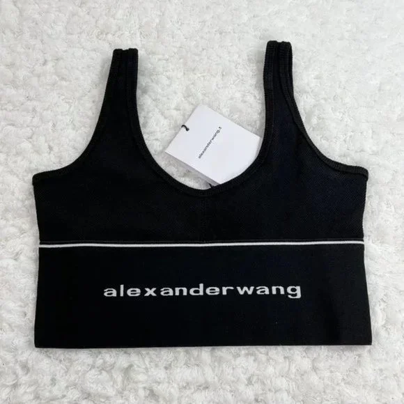 Alexander Wang | Tops | Alexander Wang Logo Elastic Bra In